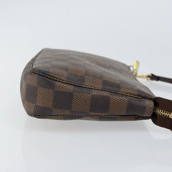 LOUIS VUITTON Damier Ebene Pochette Accessoires Pouch N41206 LV Auth 148145 - Picture 4 of 15